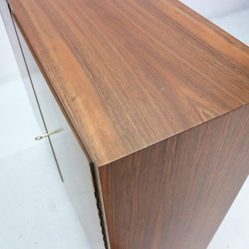 Small walnut high board vintage for WK - 1960s