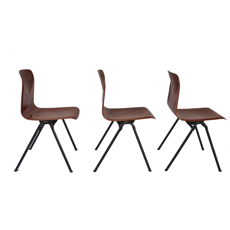 3 Galvanitas S25 vintage Chairs - 1960s 