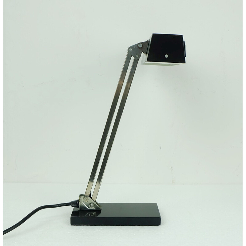 Lampe de bureau noir vintage par Pfäffle - 1960