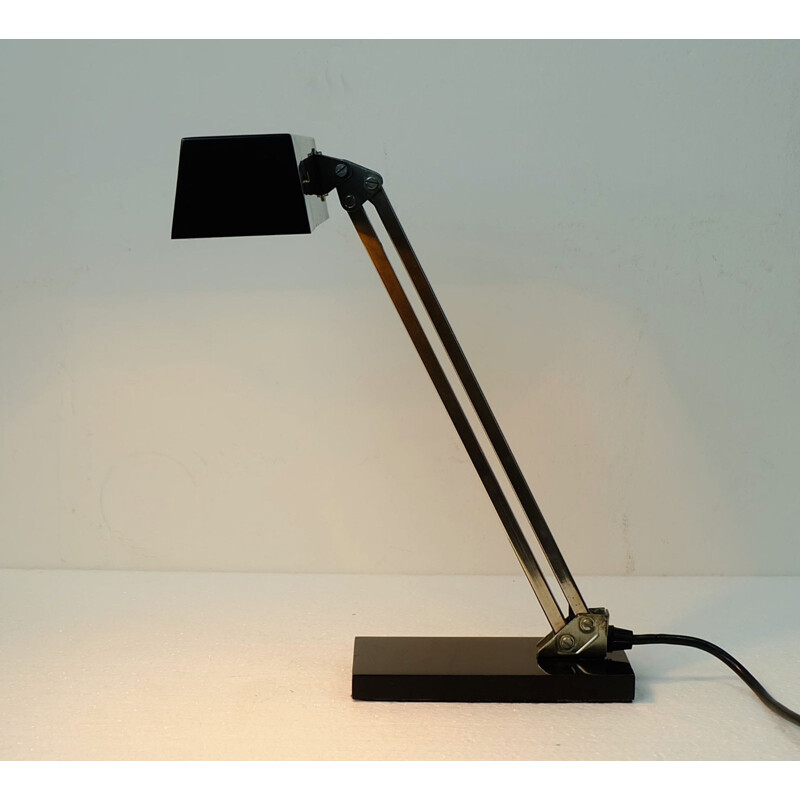 Lampe de bureau noir vintage par Pfäffle - 1960