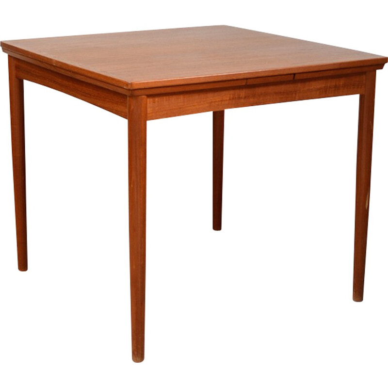 Square Teak Dining Table by Hundevad & co - 1960s