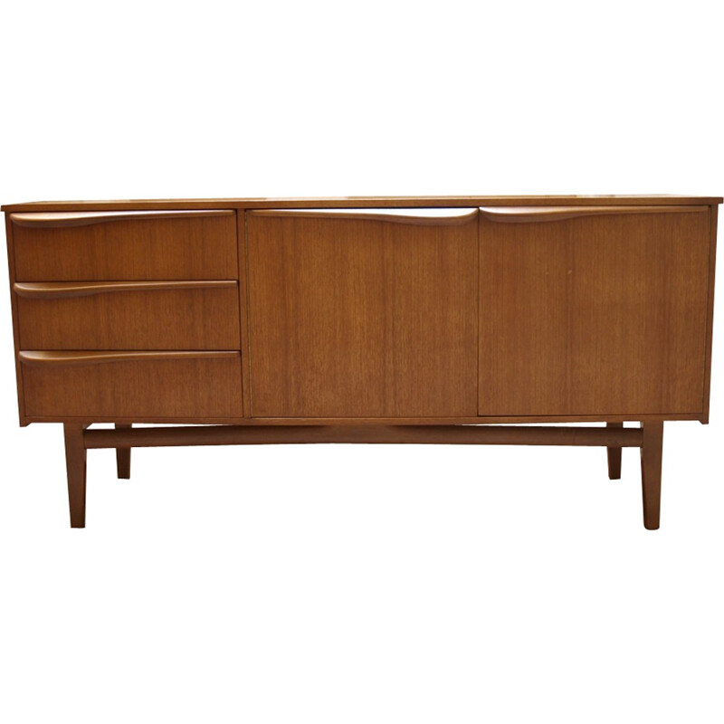 Vintage Teak Sideboard, 2 doors and 3 drawers - 1960s