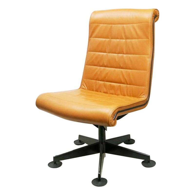 Leather office chair, Richard SAPPER - 1970s