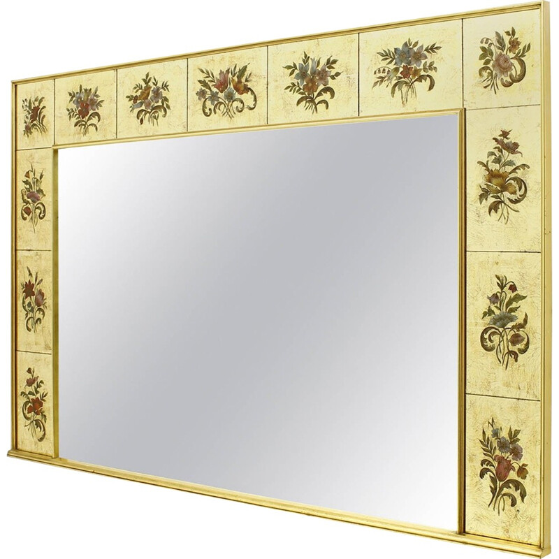 Decorative Large Mirror from France - 1980s