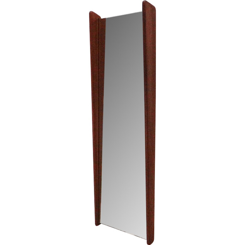 Scandinavian Style wall mirror with teak frame - 1960s