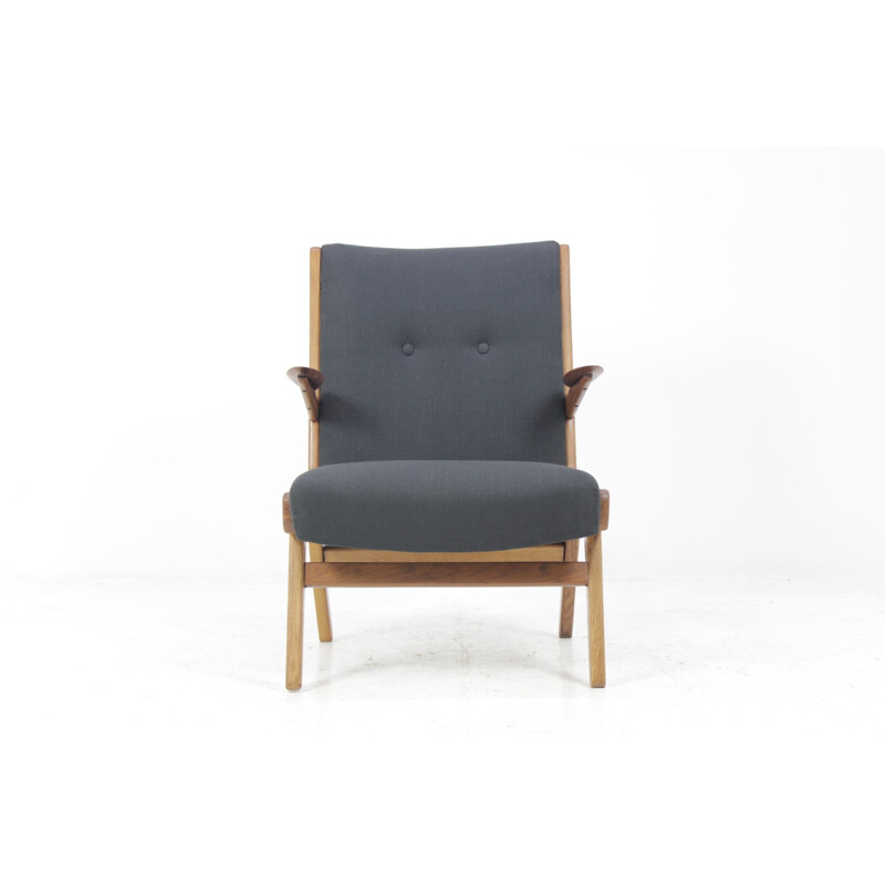 Vintage Danish teak armchair - 1960s