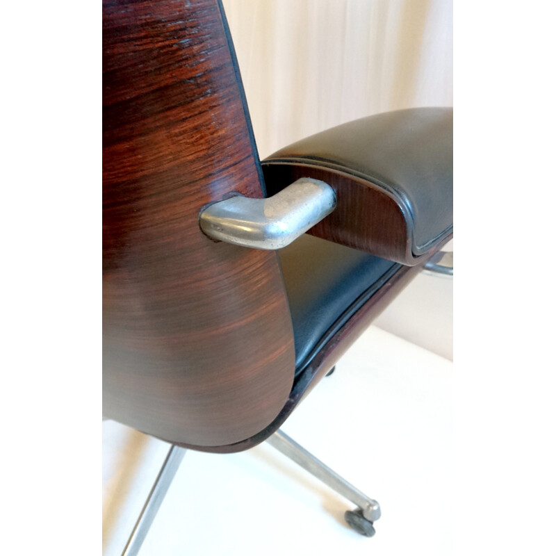 Swivel Desk Chair by Ico Parisi for MIM Rome - 1950s