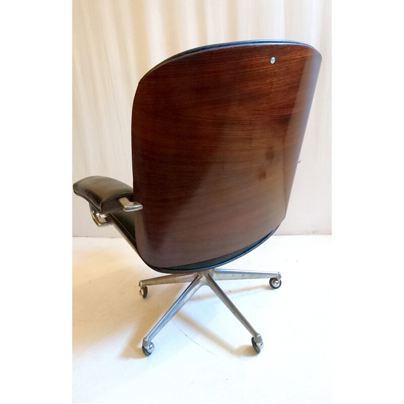 Chaise pivotante de bureau par Ico Parisi pour MIM Rome - 1950