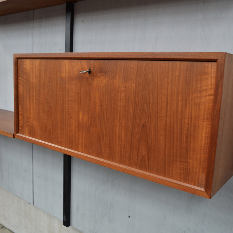 Royal wall unit system in teak by Poul Cadovius - 1950s