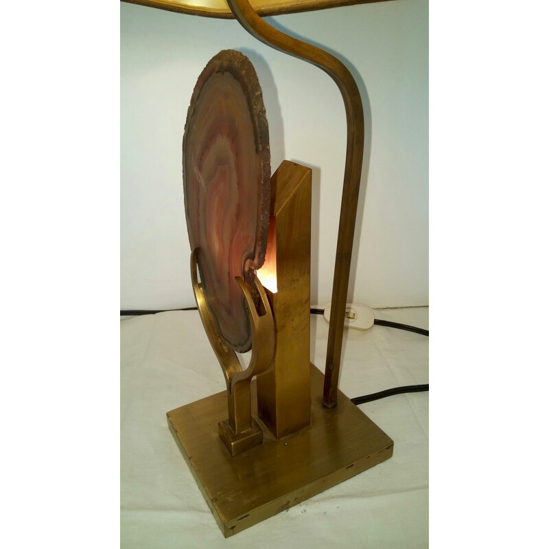 Fossile table lamp Willy Daro - 1970s