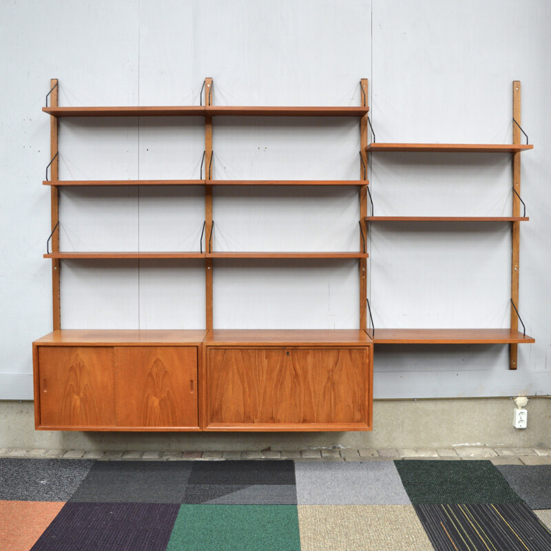 Cadovius Royal wall unit in teak, Denmark - 1950s