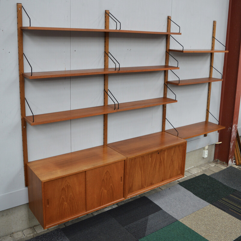 Cadovius Royal wall unit in teak, Denmark - 1950s