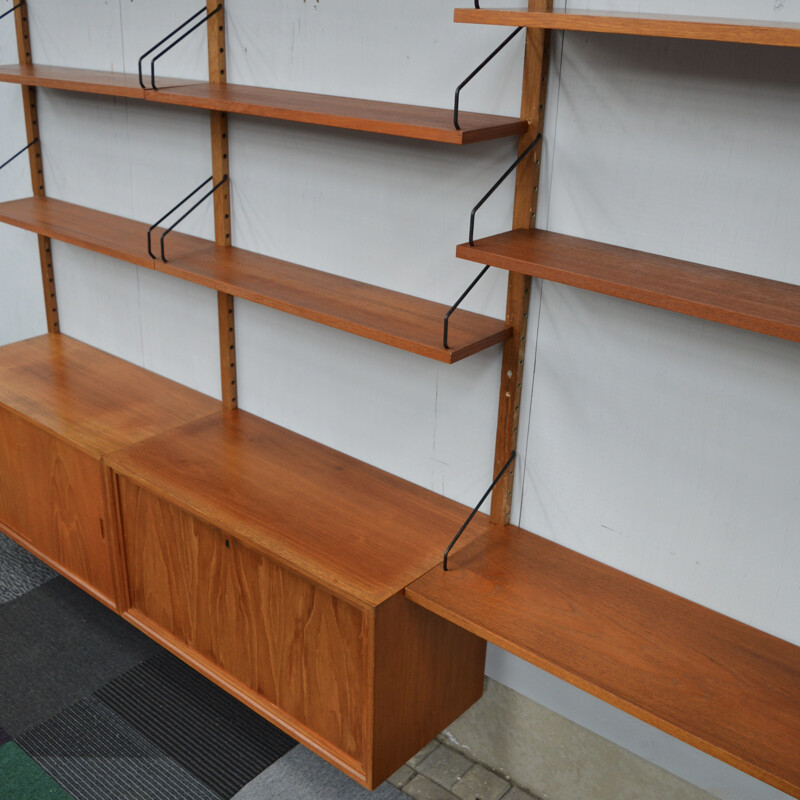 Cadovius Royal wall unit in teak, Denmark - 1950s