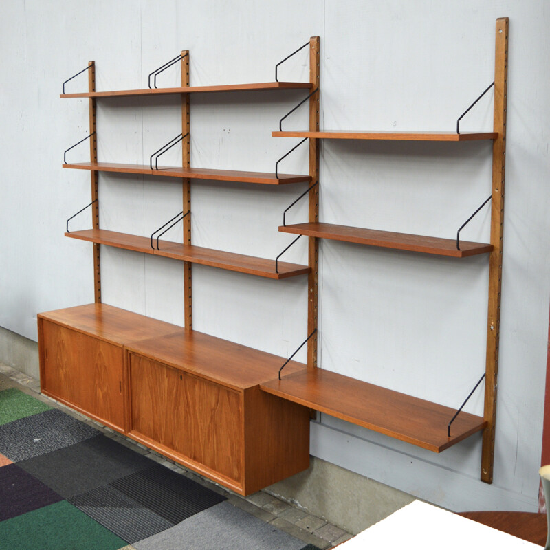 Cadovius Royal wall unit in teak, Denmark - 1950s