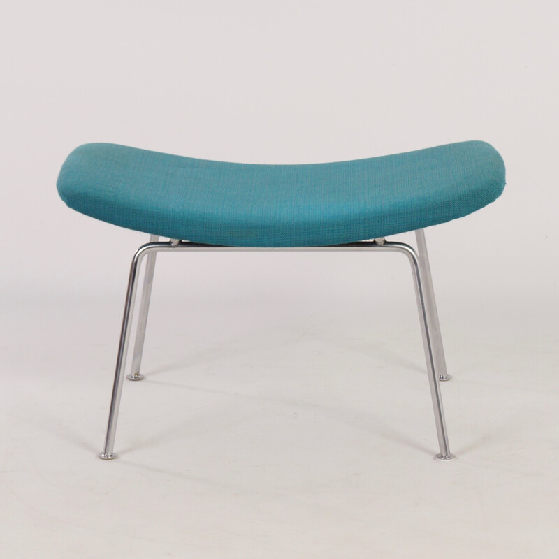 Blue footstool by Pierre Paulin for Artifort - 1950s