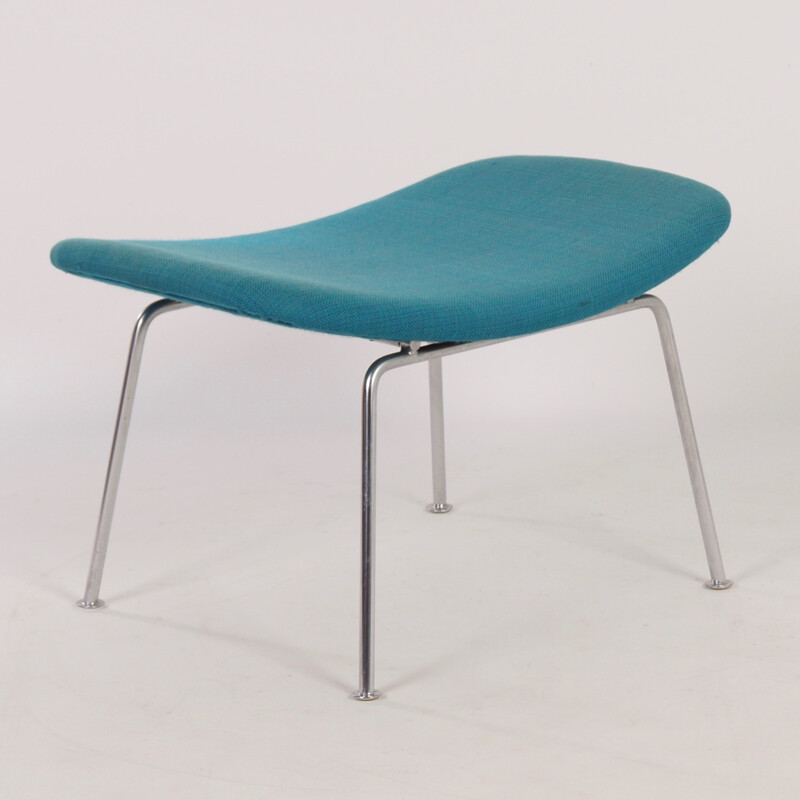 Blue footstool by Pierre Paulin for Artifort - 1950s