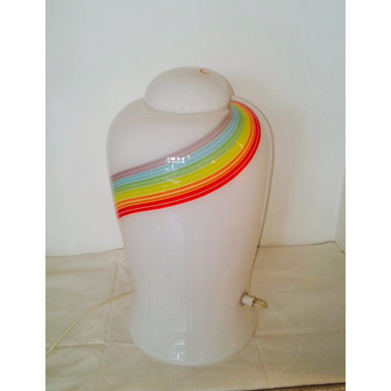 Murano rainbow lamp - 1970s