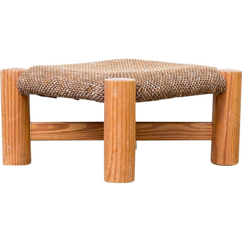 Pine stool by Wim den Boon - 1950s