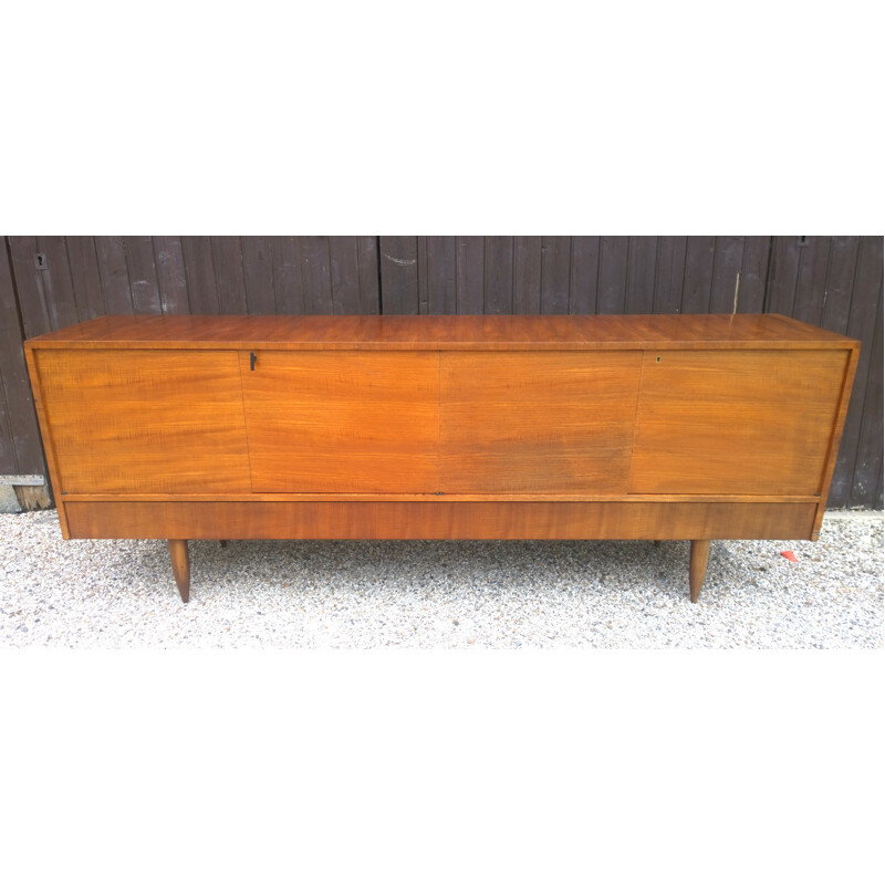 Sideboard in teak, Gerard GUERMONPREZ - 50s