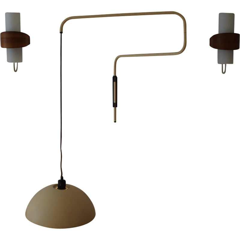 Large wall lamp by Elio Martinelli for Martinelli Luce - 1960s