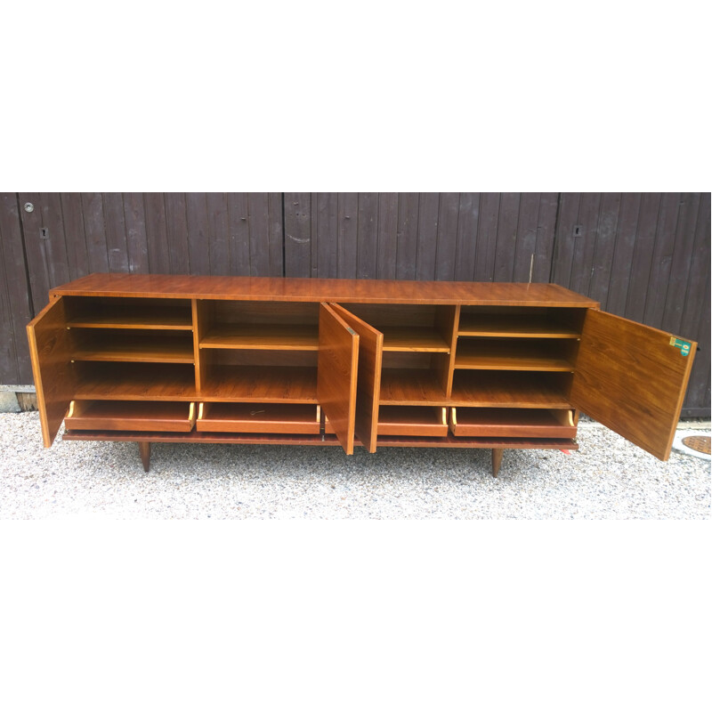 Sideboard in teak, Gerard GUERMONPREZ - 50s