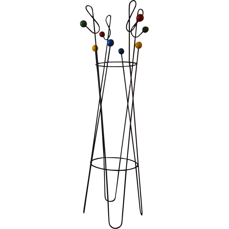 "Clef de Sol" coat rack by Roger Feraud - 1950s