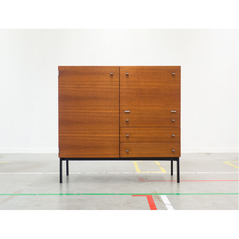 Modernist cabinet by Meurop designed by Pierre Guariche - 1960s