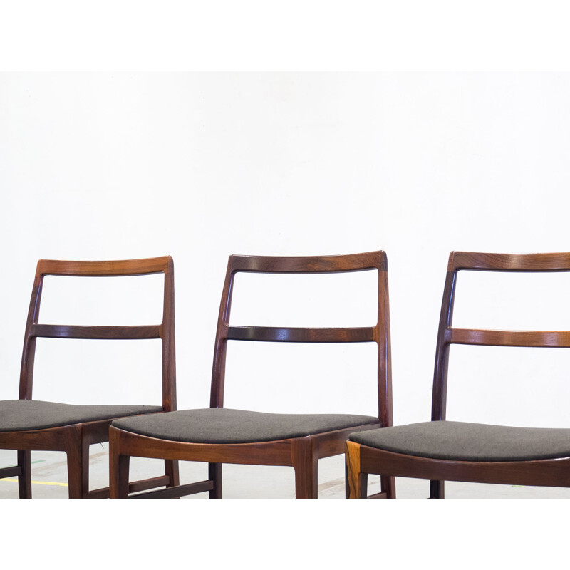 Set of 8 rosewood dining chairs by Helge Sibast for Sibast Møbler - 1950s