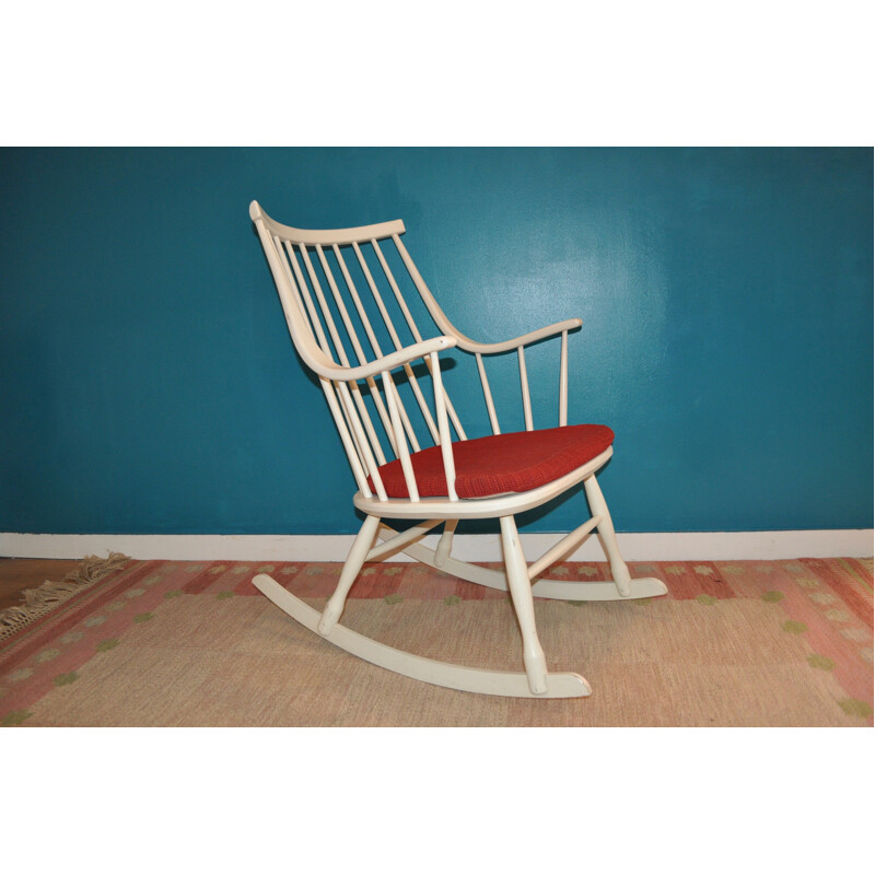 Vintage Rocking Chair by Lena Larsson for Nesto - 1960s