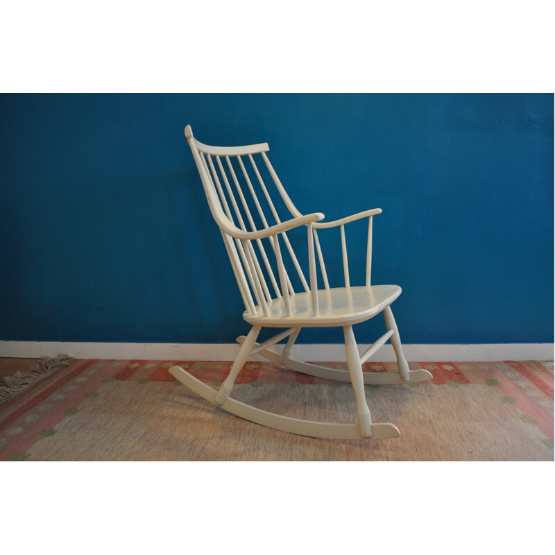 Vintage Rocking Chair by Lena Larsson for Nesto - 1960s