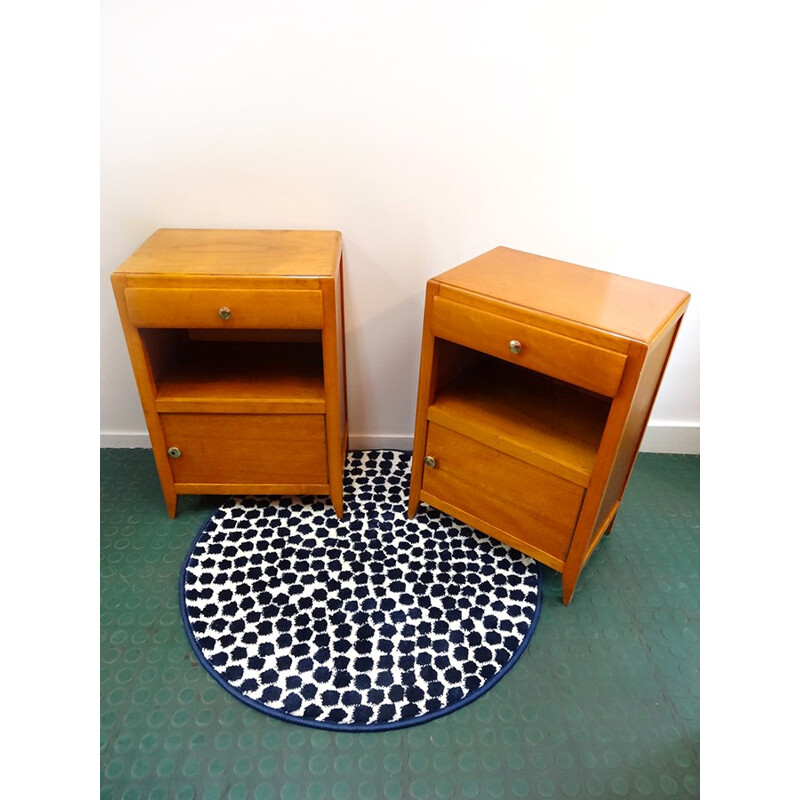 Small vintage nesting table in wood - 1960s