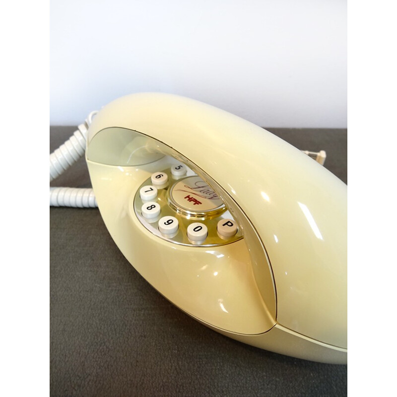 Téléphone Lady Hpf ivoire vintage - 1980