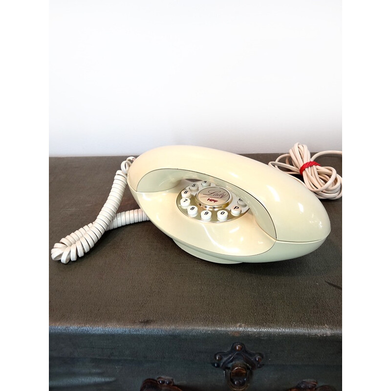 Téléphone Lady Hpf ivoire vintage - 1980