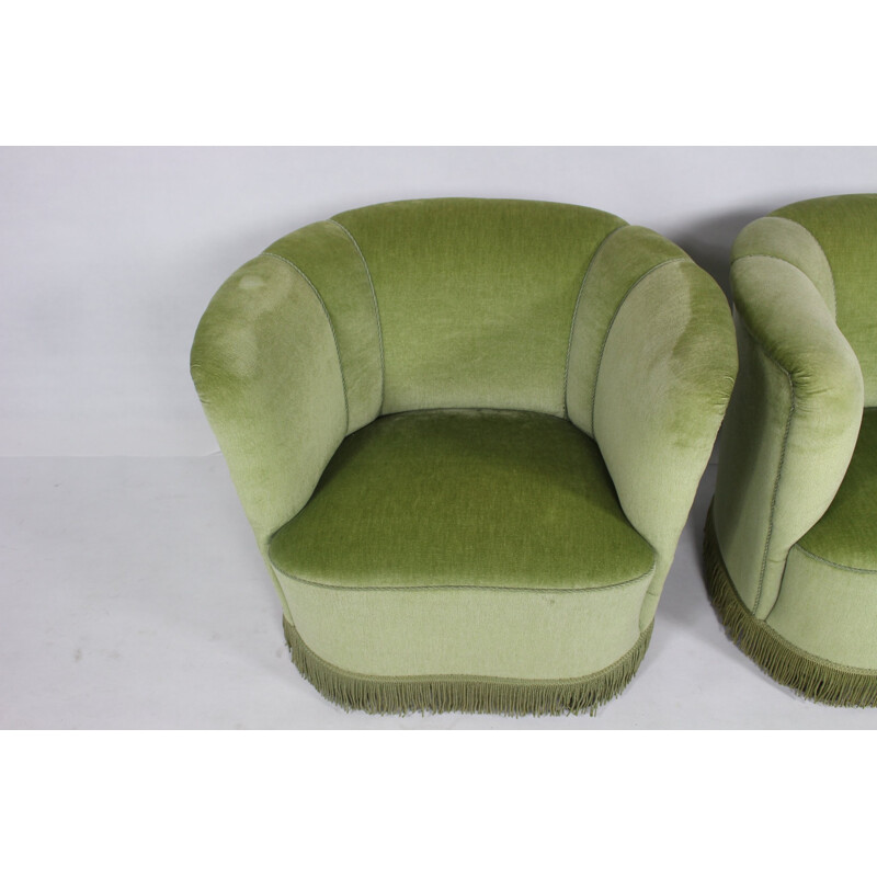 Danish Green Vintage Living-room set - 1950s