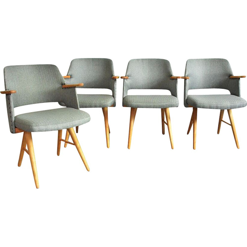 Set of 4 FE 30 chairs by Cees Braakman - 1950s