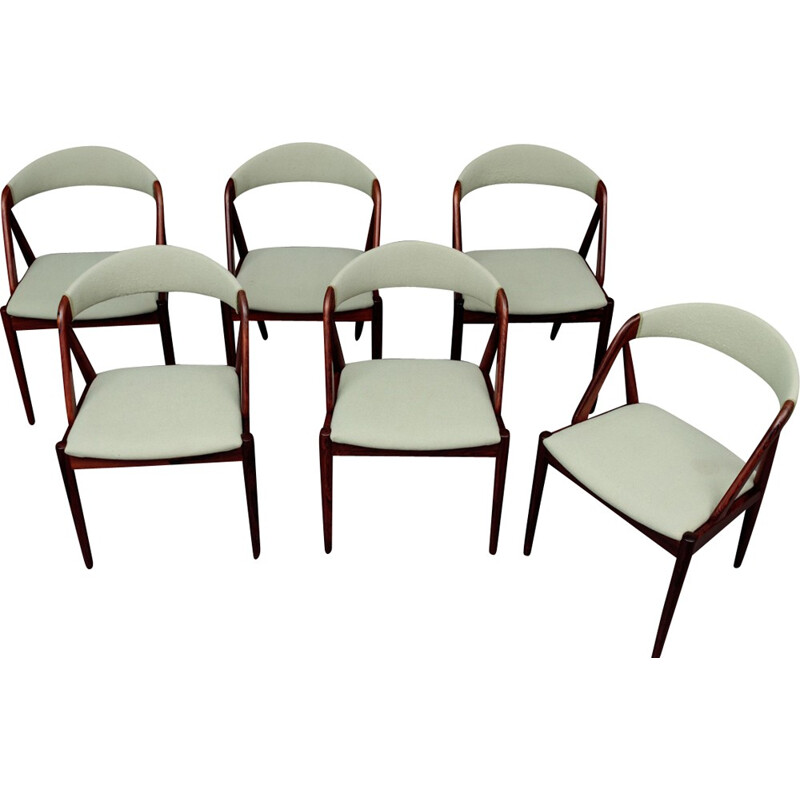 Set of 6 "model 31" chairs by Kai Kristiansen for Schou-Andersens Møbelfabrik - 1960s