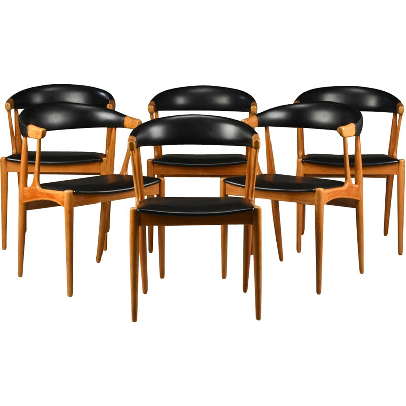 Set of 6 BA 113 dining chairs by Johannes Andersen for Brødere Andersen Møbelfabrik - 1960s