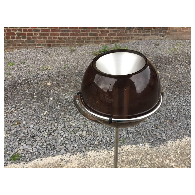 Floor Lamp, Adjustable Globe by Frank Ligtelijn Pour Raak - 1960s 