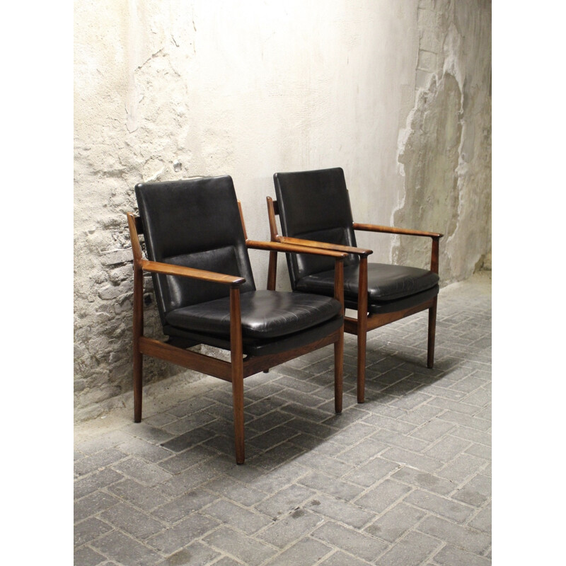 Pair of armchairs model 431 by Arne Vodderor pour Sibast - 1960s
