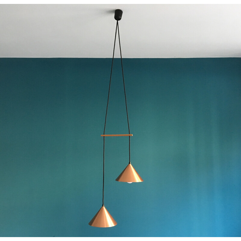 Vintage Danish pendant lamp - 1960s