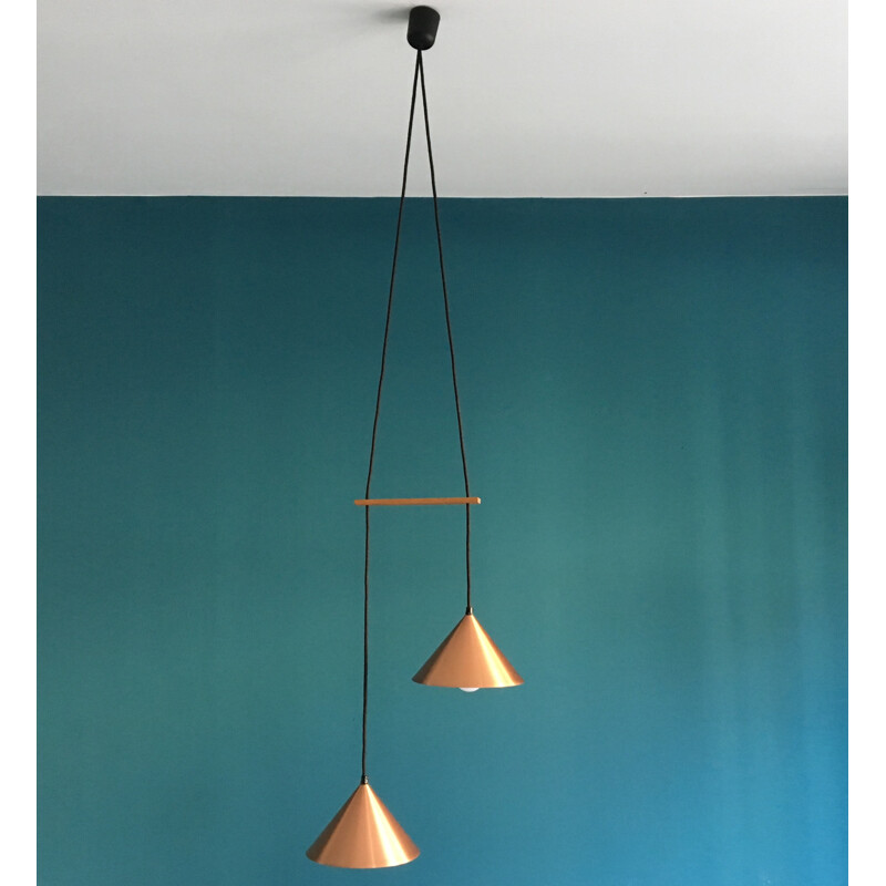 Vintage Danish pendant lamp - 1960s