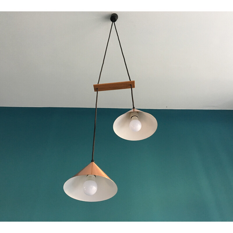 Vintage Danish pendant lamp - 1960s