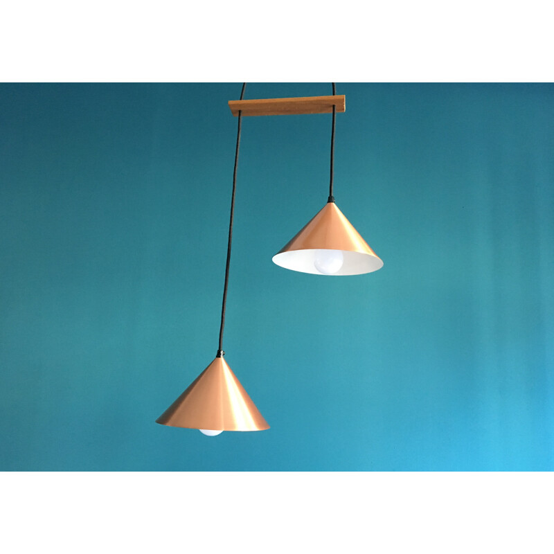 Vintage Danish pendant lamp - 1960s