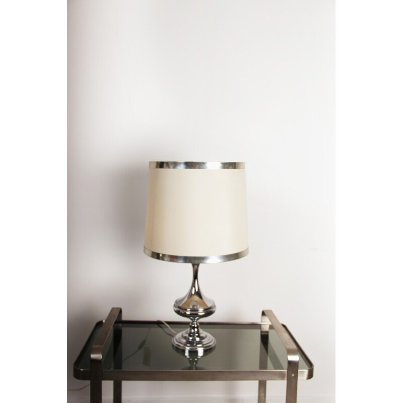 Mid-century white table lamp - 1970