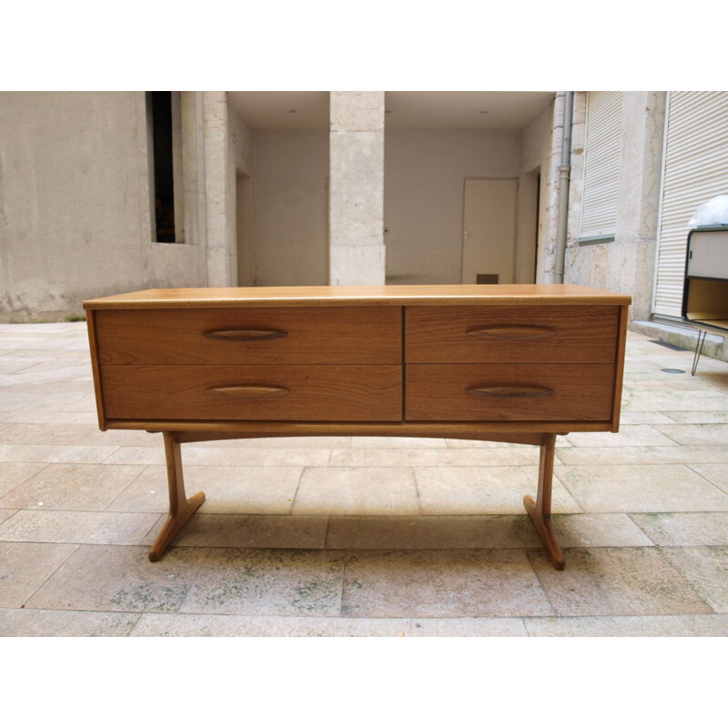 Teak Vintage Sideboard, 4 drawers - 1960s