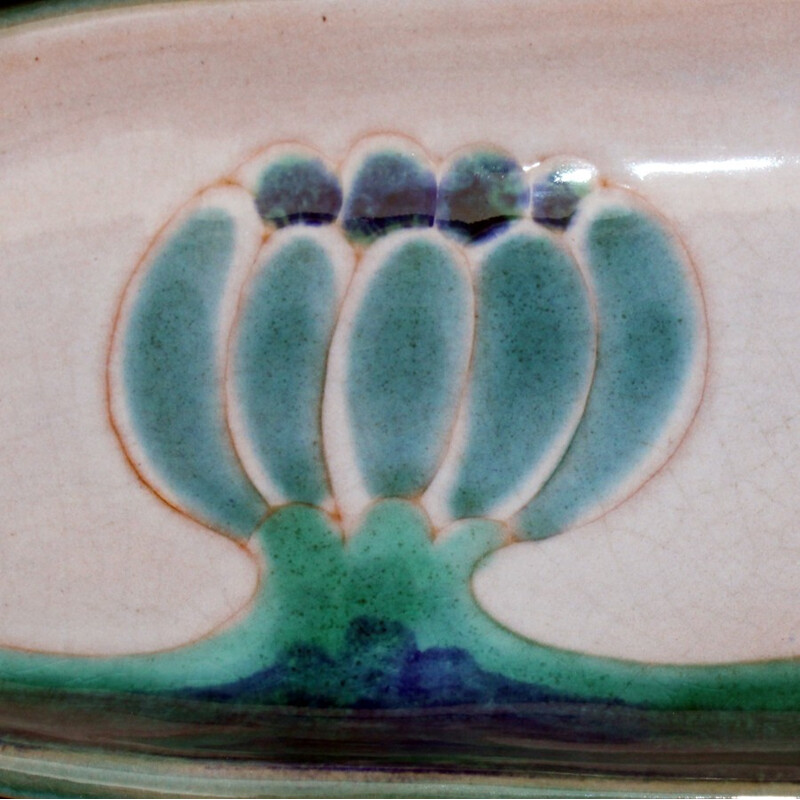 Vassoio da tasca in ceramica vintage dei fratelli Cloutier, 1950