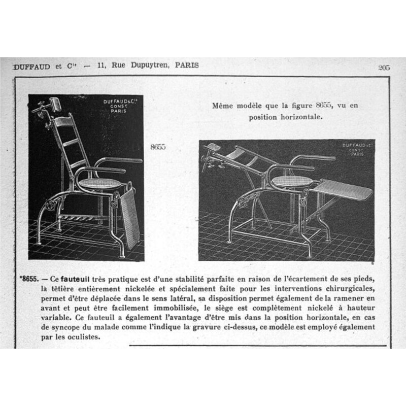 Model 8655 armchair "Duffaud et Cie" - 1930s