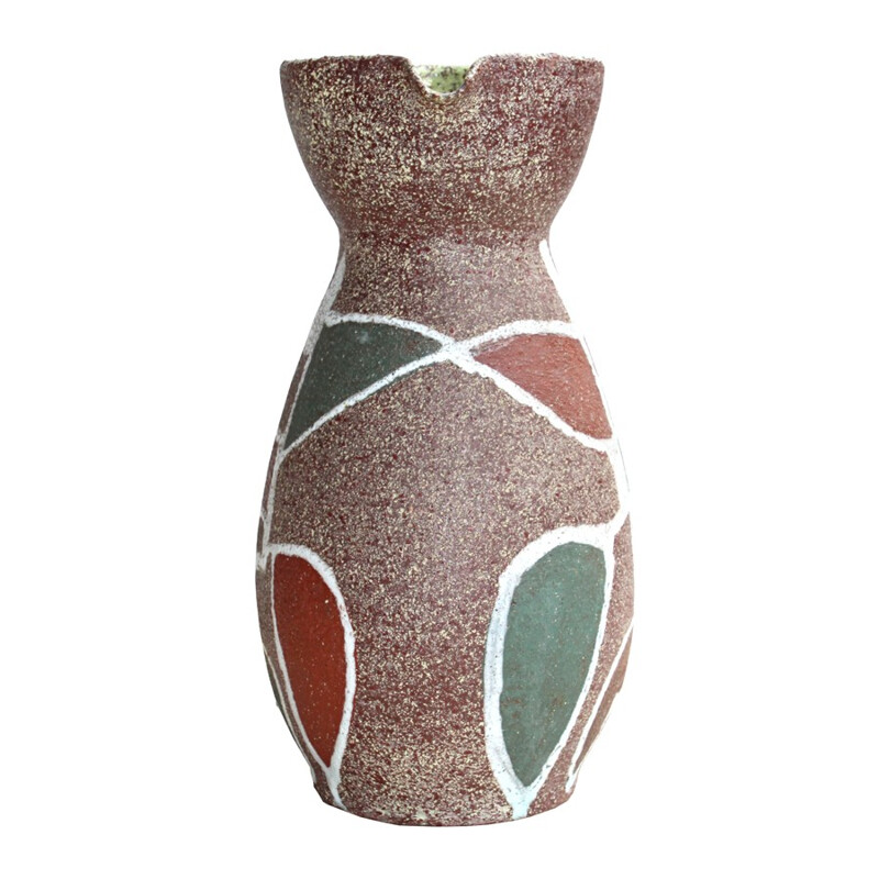 Vintage vase in ceramic by Accolay - 1960s