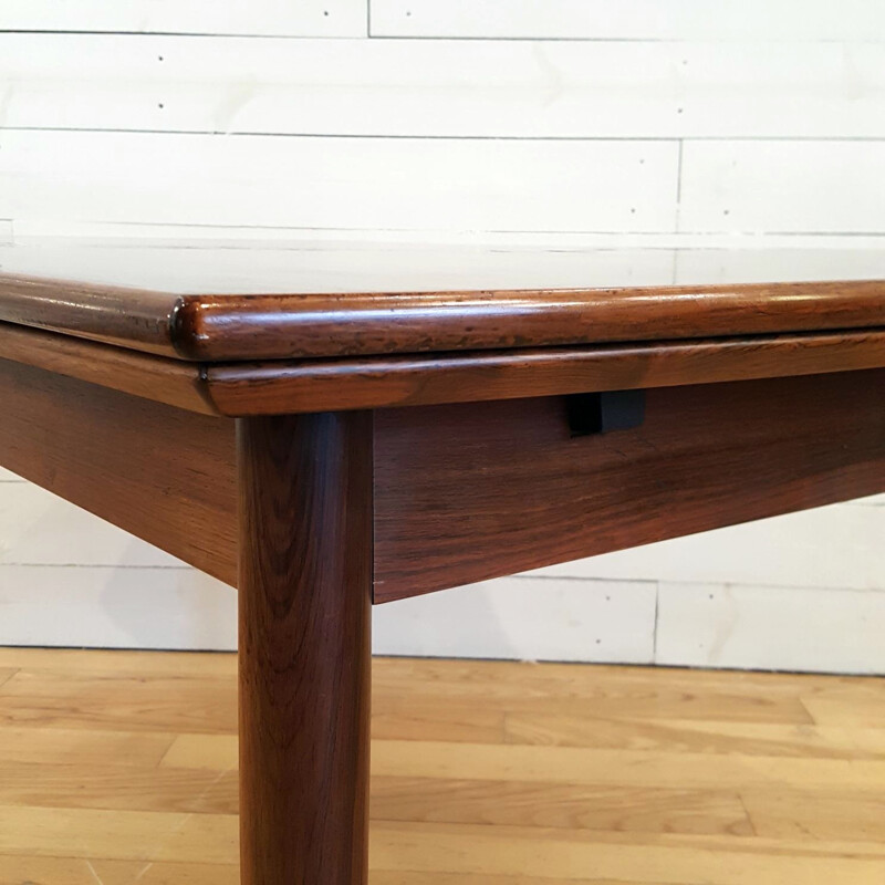 Scandinavian vintage table in rosewood - 1960s