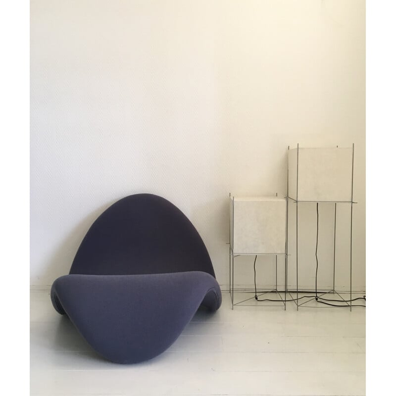 Purple Tongue arm chair by Pierre Paulin for Artifort - 1960s